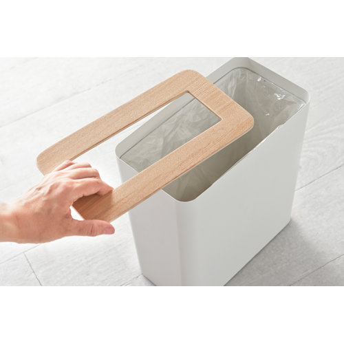 Rin Yamazaki Home Slim Rectangular Trash Can For Kitchen Bathroom ...